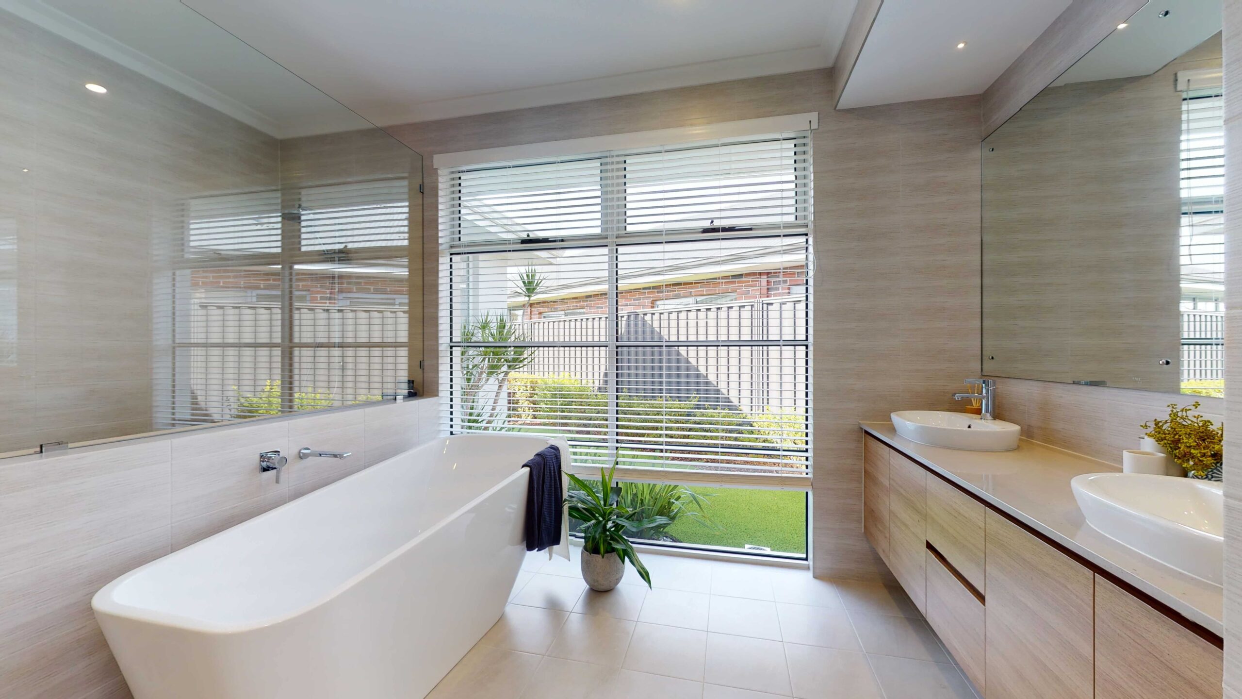 Custom home bathroom
