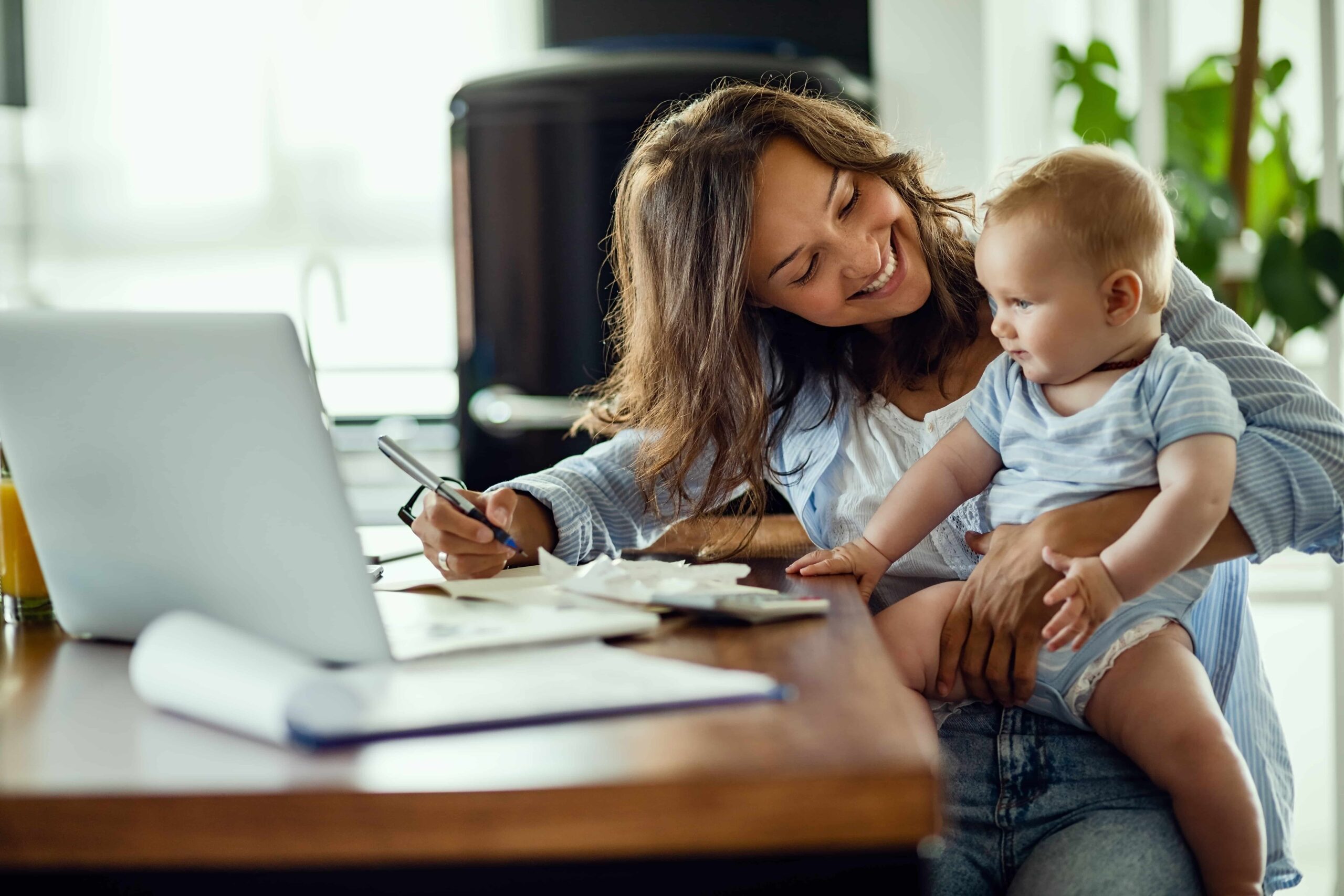 Keystart home loans young mum and baby