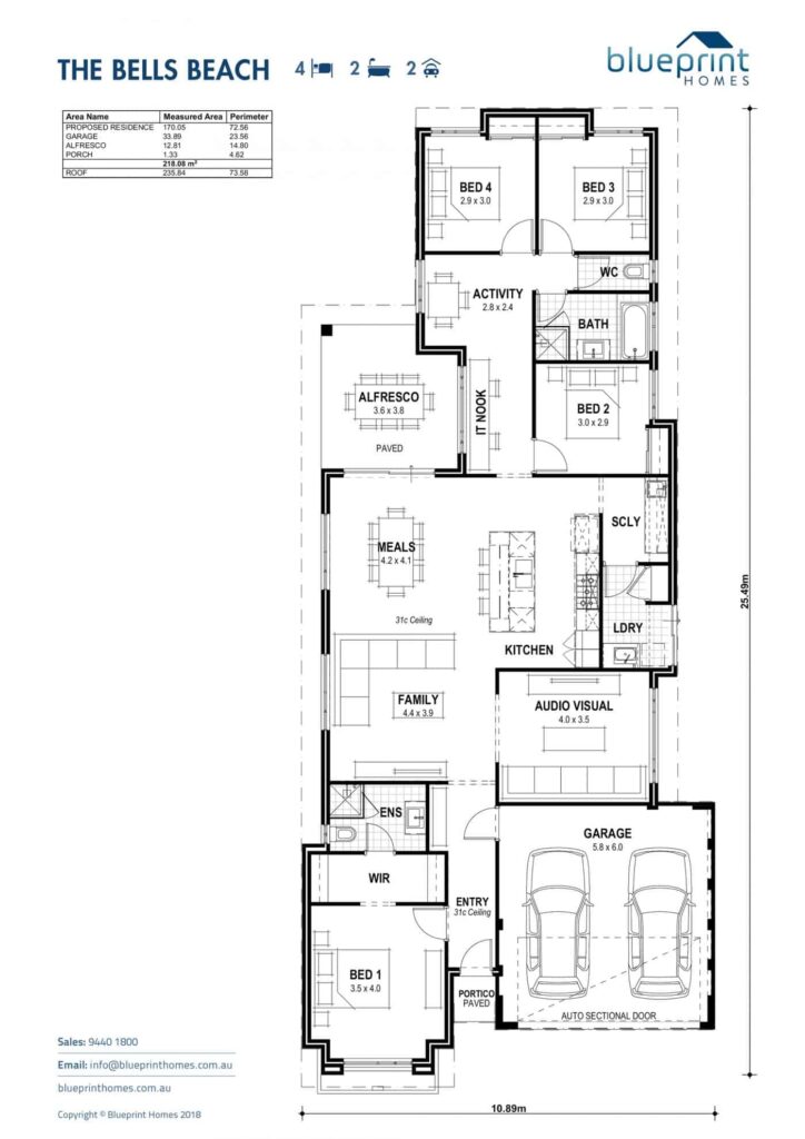 BELLS BEACH Floorplan