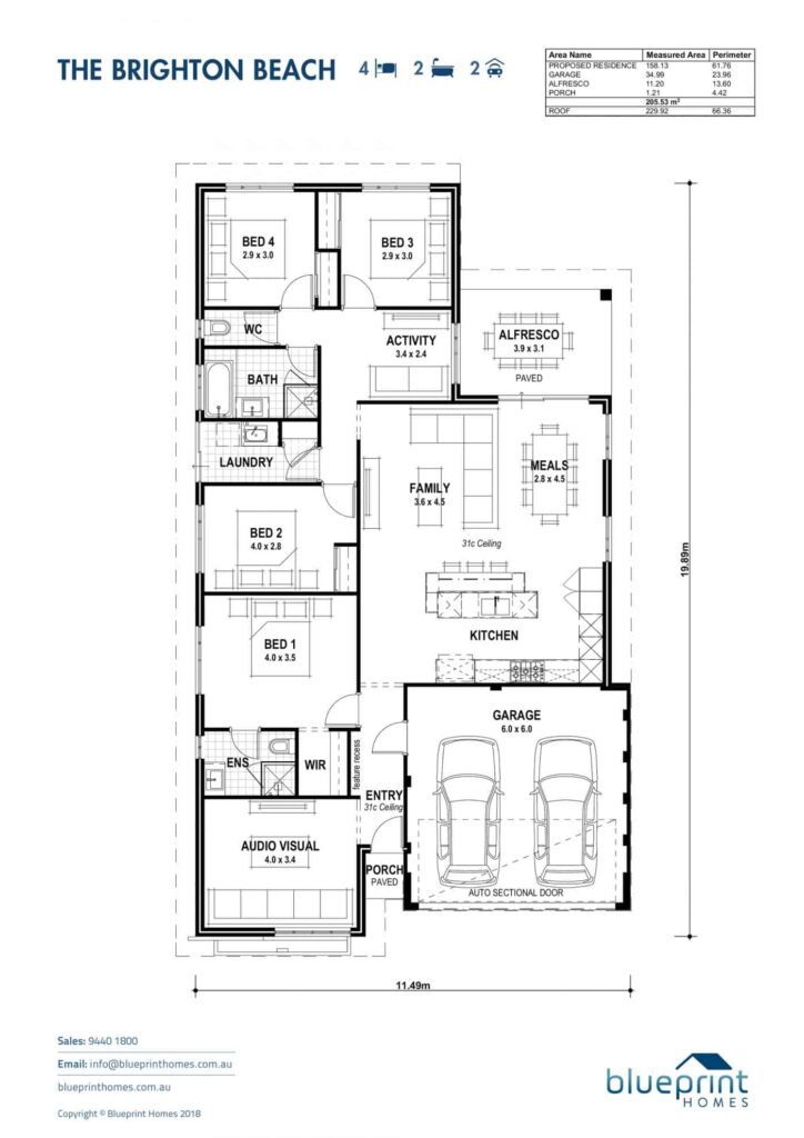 Brighton Beach floorplan