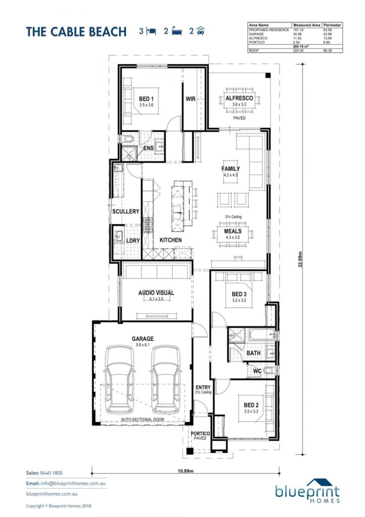 Cable Beach floorplan