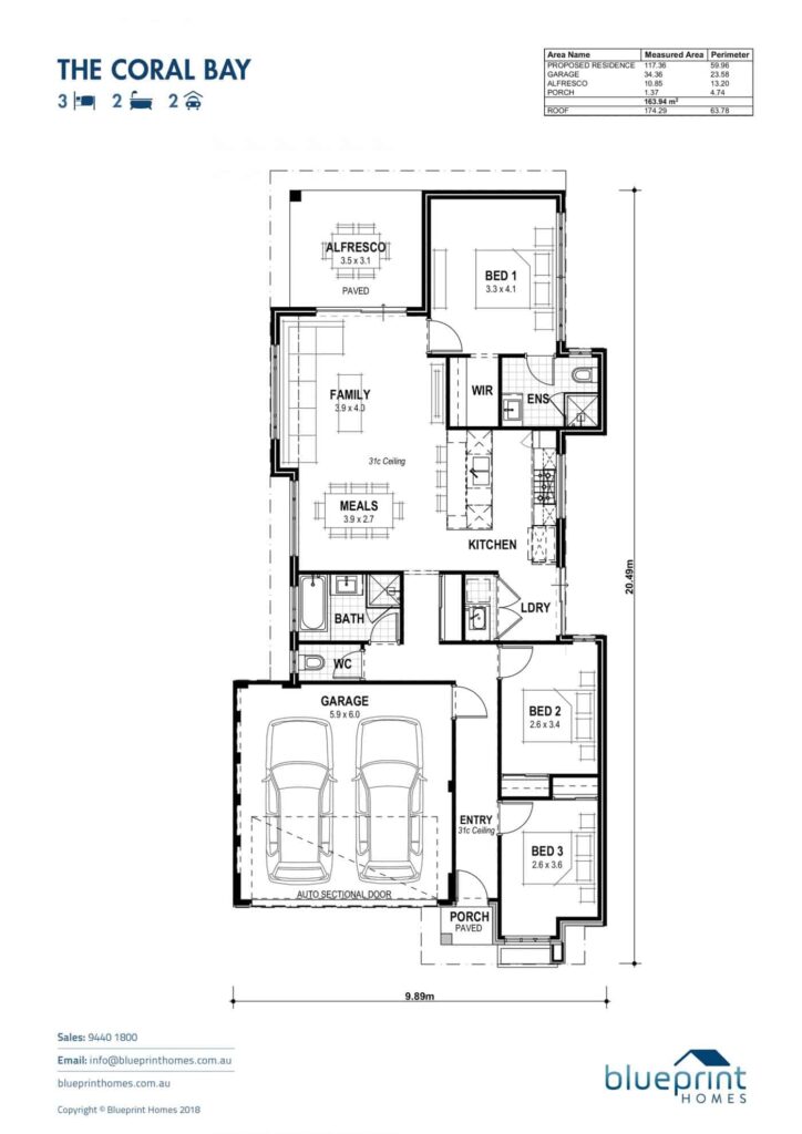 Coral Bay floorplan