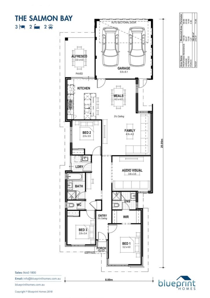 Sandy Bay floorplan