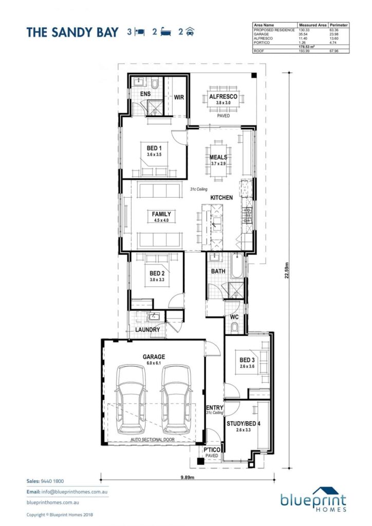 Sandy Bay floorplan