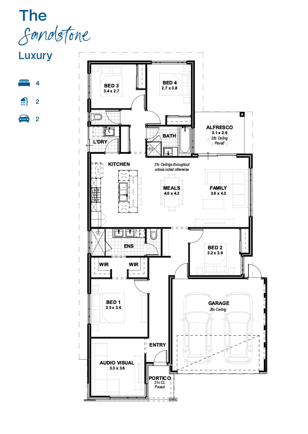 Sandstone Luxury_floorplans