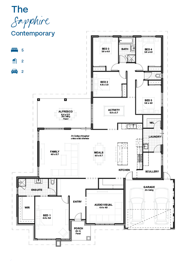 Sapphire Contemporary_floorplans
