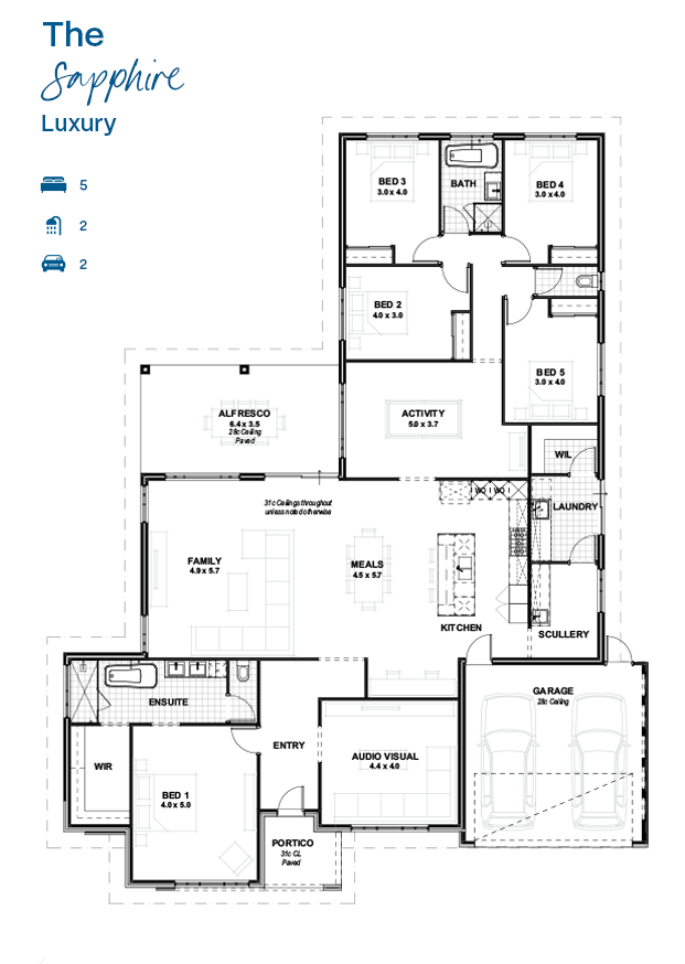 Sapphire Luxury_floorplans