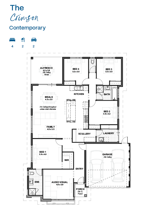 The Crimson Contemporary_floorplans