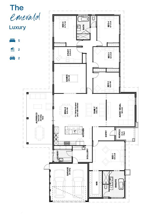 The Emerald Luxury_loorplans