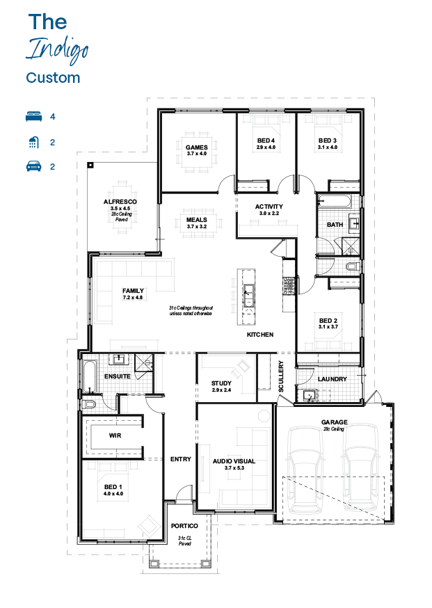 The Indigo Custom_floorplans