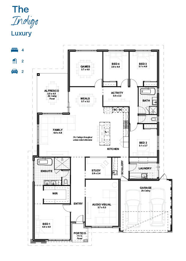 The Indigo Luxury_floorplans