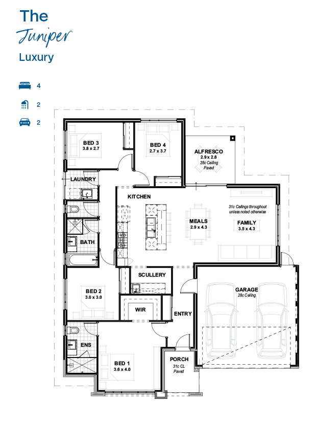 The Juniper Luxury_floorplans