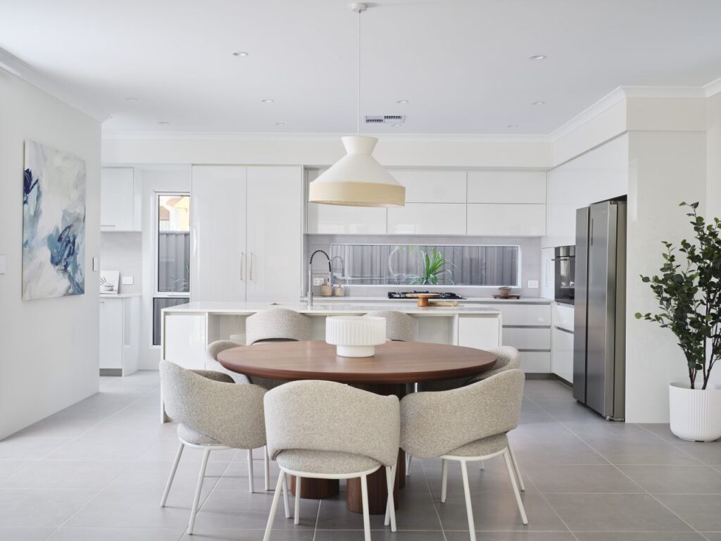 New Home Design Living & Kitchen